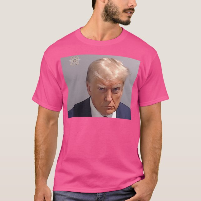 Camiseta Donald Trump Historic Mugshot (Frente)