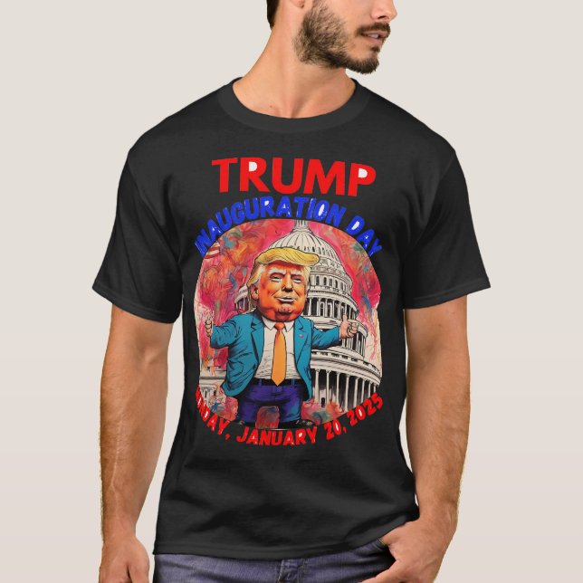 CAMISETA DONALD TRUMP INAUGURATION DAY 2025 (Frente)