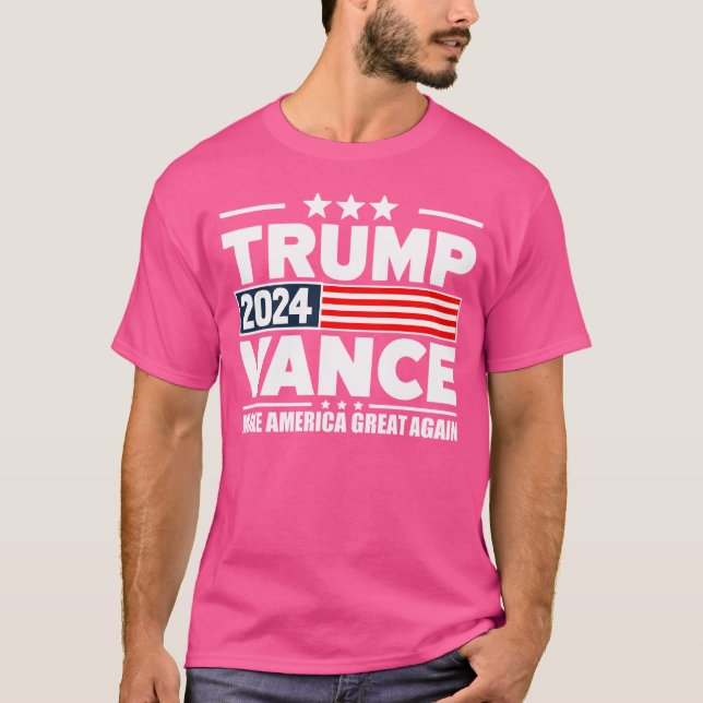 Camiseta Donald Trump J D Vance 2024 (Frente)
