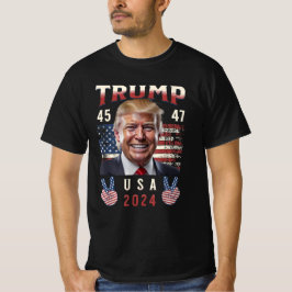 Camiseta Donald Trump J.D. Vance Leva a América de volta