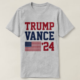 Camiseta Donald Trump JD Vance 2024 American Flag