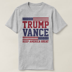 Camiseta Donald Trump JD Vance 2024 Keep America Excelente