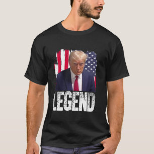 Camiseta Donald Trump Legend America Flag T Shirt