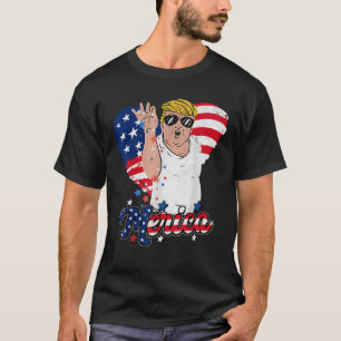 Camiseta Donald Trump Love USA America TRUMP Sprinkkle Star