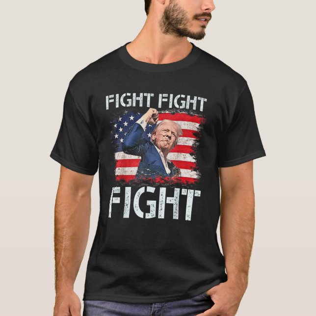 Camiseta Donald Trump Luta Contra A Luta (Frente)
