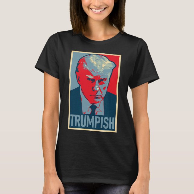 Camiseta Donald Trump Mug Shot (Frente)