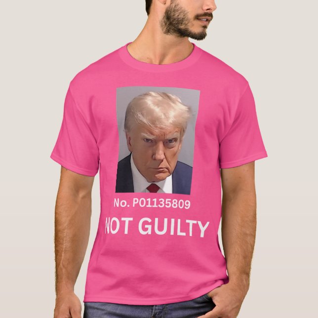 Camiseta Donald Trump Mug Shot (Frente)