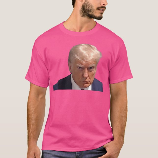 Camiseta Donald Trump Mugshot (Frente)