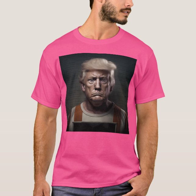 Camiseta Donald Trump Mugshot (Frente)