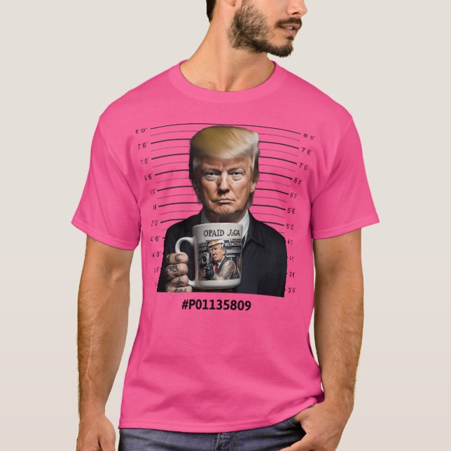 Camiseta Donald Trump Mugshot (Frente)