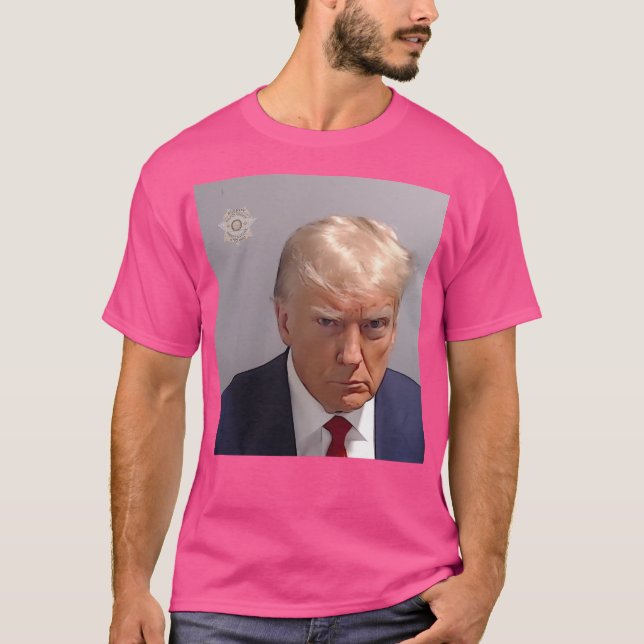 Camiseta Donald Trump Mugshot (Frente)