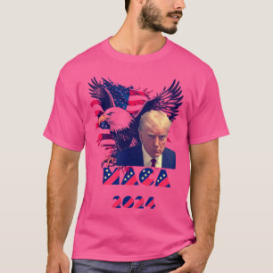 Camiseta Donald Trump Mugshot Maga 2024 Patriot