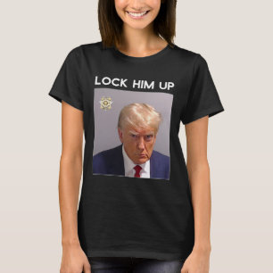Camiseta Donald Trump Mugshot O Bloqueia Trump Mug Shot