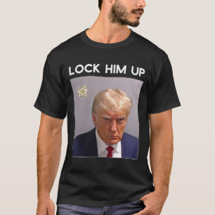 Camiseta Donald Trump Mugshot O Bloqueia Trump Mug Shot