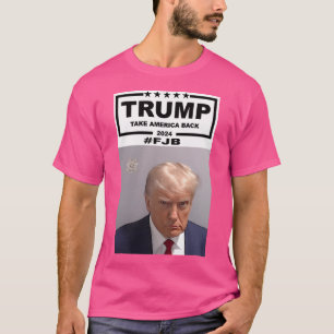 Camiseta Donald Trump Mugshot Retire A América De 2024