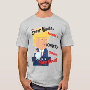 Camiseta Donald Trump Naught Face de Natal