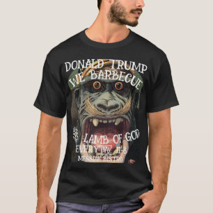 CAMISETA DONALD TRUMP NÓS FAZEMOS CHURRASCO O CORDEIRO DE D