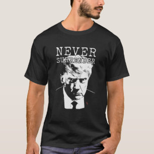 Camiseta Donald Trump nunca se rende Mug disparou 24 20