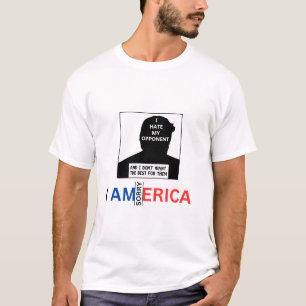 Camiseta Donald Trump: "Odeio meu adversário" discurso de f
