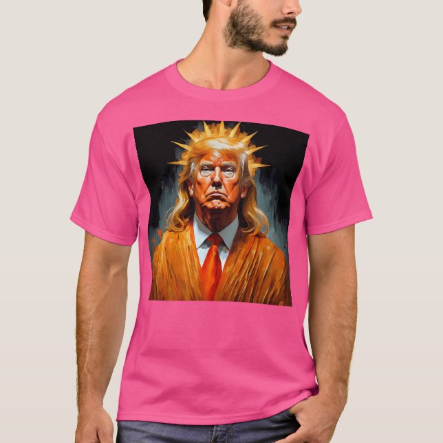 Camiseta Donald Trump Orange Jesus Crowed (Frente)
