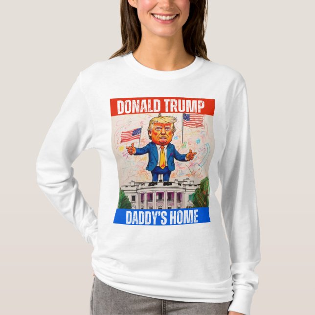 CAMISETA DONALD TRUMP - PAI HOME (Frente)
