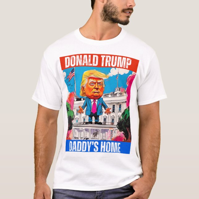 CAMISETA DONALD TRUMP - PAI HOME (Frente)