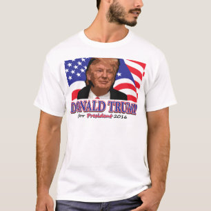 Camiseta Donald Trump para o presidente