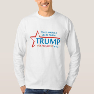 Camiseta Donald Trump para o presidente