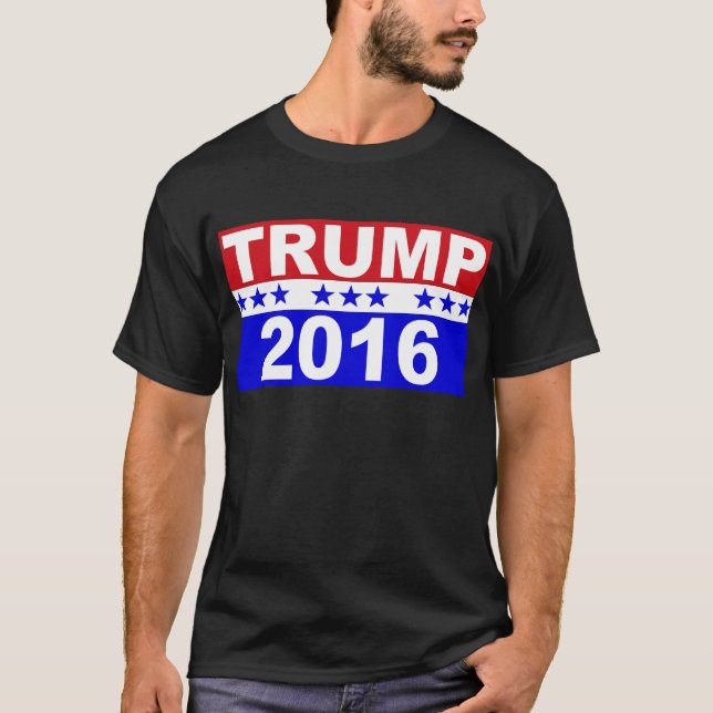 Camiseta Donald Trump para o presidente 2016 (Frente)