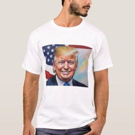 Camiseta Donald Trump Para O Presidente 2024