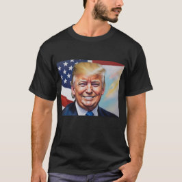 Camiseta Donald Trump Para O Presidente 2024