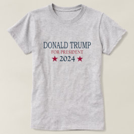 Camiseta Donald Trump para o Presidente 2024