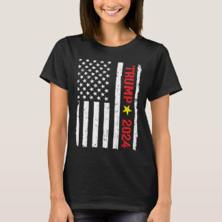 Camiseta Donald Trump Para O Presidente 2024