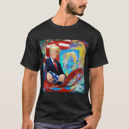 Camiseta Donald Trump Para O Presidente 2024