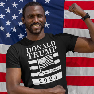 Camiseta Donald Trump Para O Presidente 2024