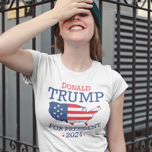 Camiseta Donald Trump Para O Presidente 2024 (Criador carregado)