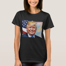 Camiseta Donald Trump Para O Presidente 2024