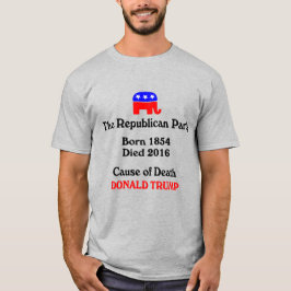Camiseta Donald Trump: Partido Republicano Causa da Morte T