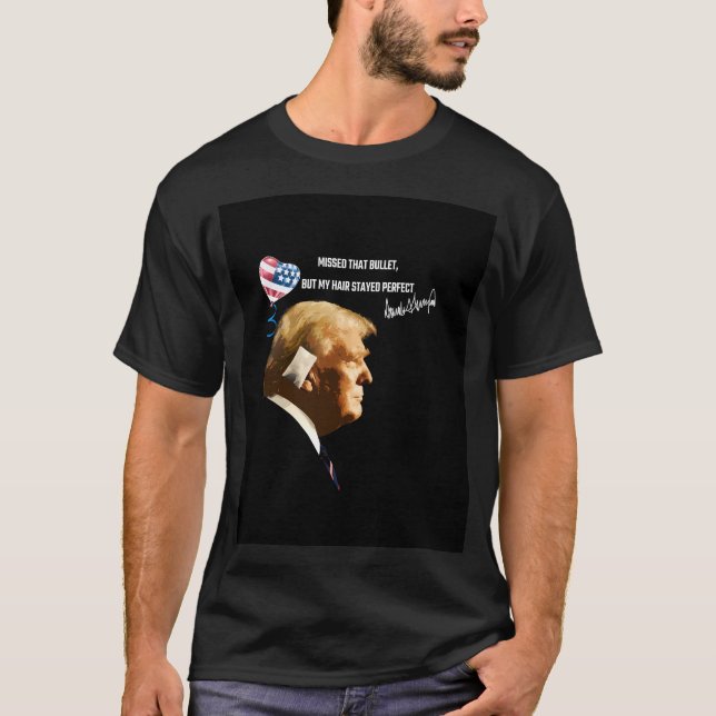 Camiseta Donald Trump Perdeu Essa Bala... (Frente)