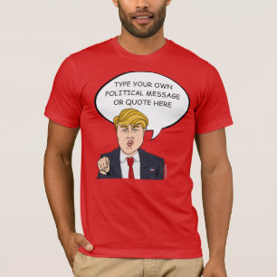 Camiseta Donald Trump personalizou a mensagem