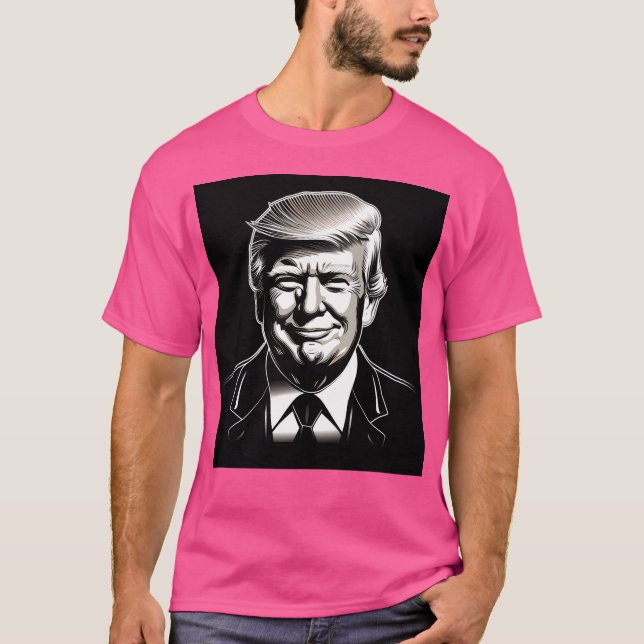 Camiseta Donald Trump Portrait (Frente)