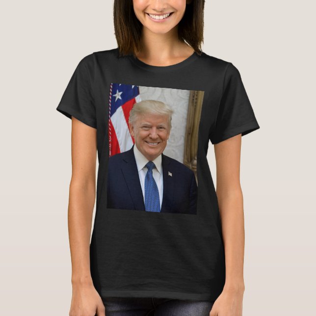 Camiseta Donald Trump Presidente dos EUA Casa Branca MAGA 2 (Frente)