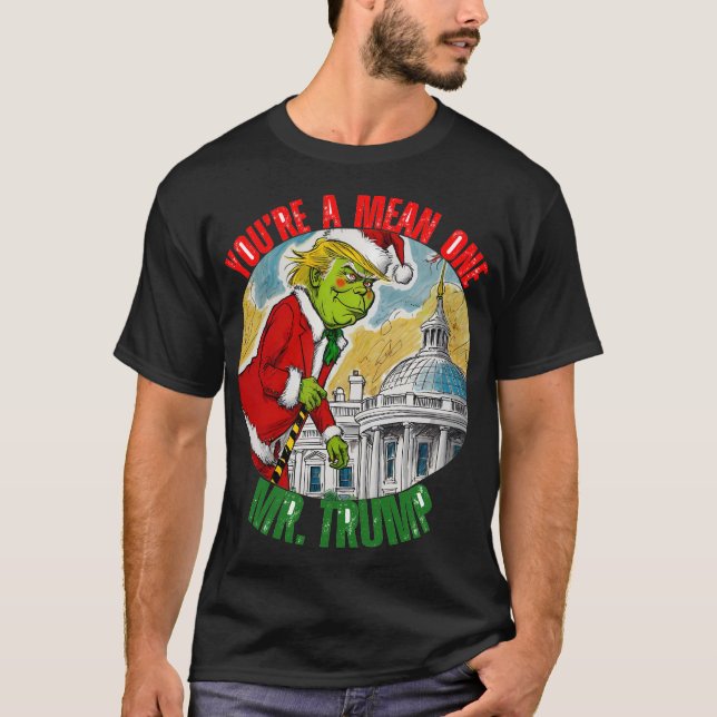 CAMISETA DONALD TRUMP - ROUBANDO O NATAL, SALVANDO A AMÉRIC (Frente)