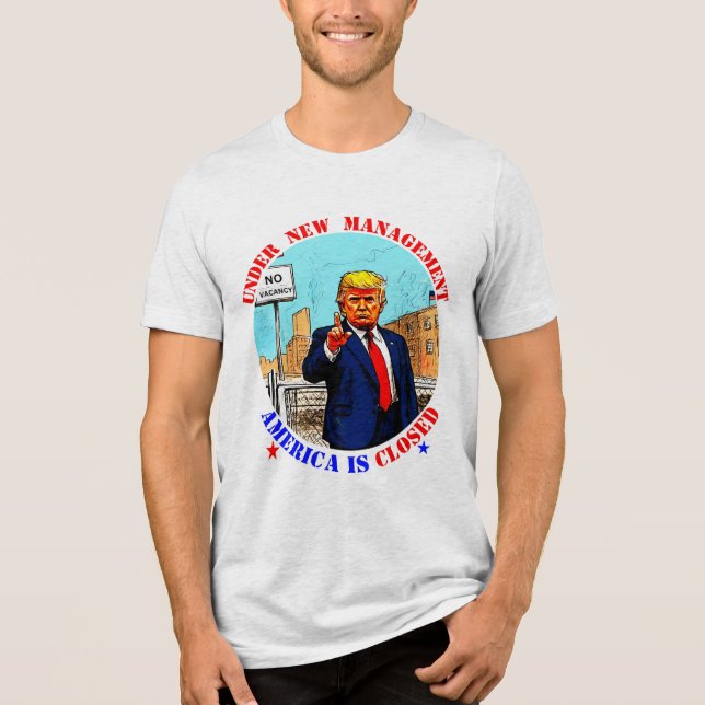 CAMISETA DONALD TRUMP - SOB NOVA GESTÃO (Frente)