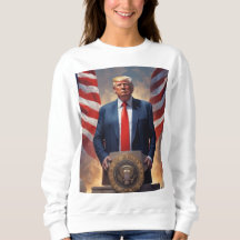 Donald Trump Sweatshirt engraçado e aleatória