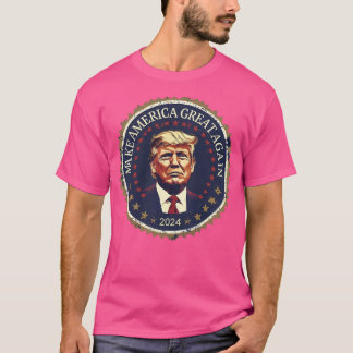 Camiseta Donald Trump Torna o Excelente Americano novamente
