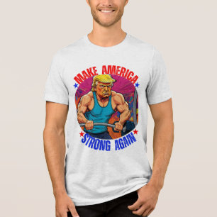 CAMISETA DONALD TRUMP - TORNE A AMÉRICA FORTE NOVAMENTE