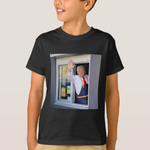 Camiseta Donald Trump Trabalha Na Fry Station E Tem Um Dri
