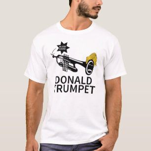 Camiseta Donald Trump Trumpet Engraçado