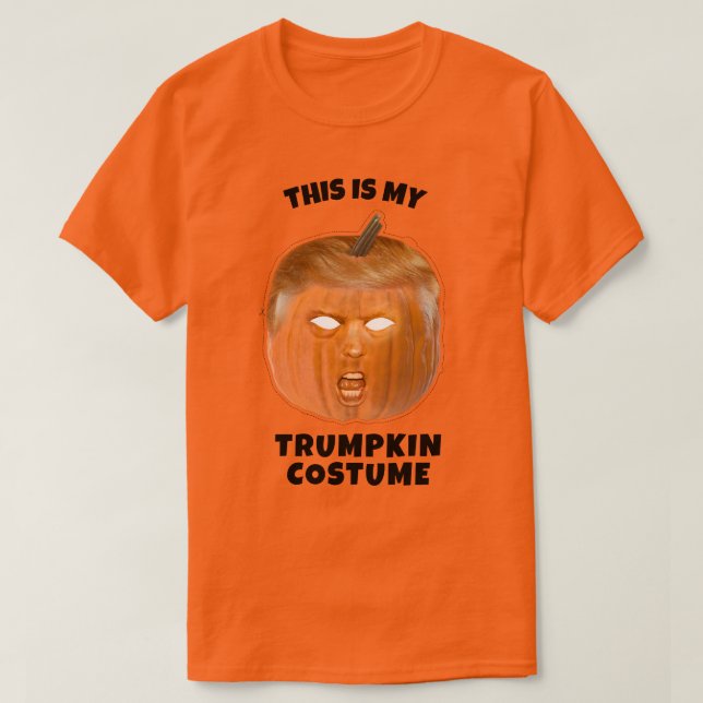 Camiseta Donald Trumpkin Halloween Costume (Frente do Design)